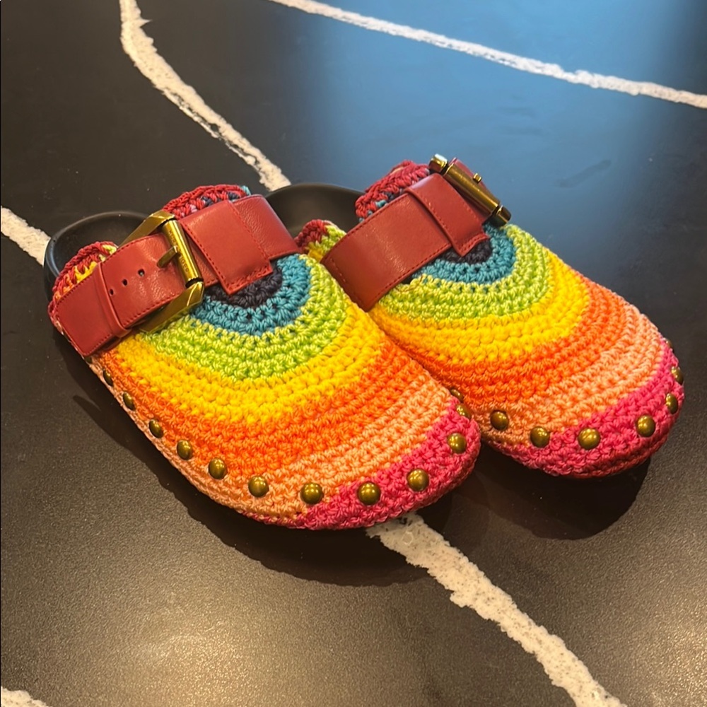 Kurt Geiger Rainbow Slides